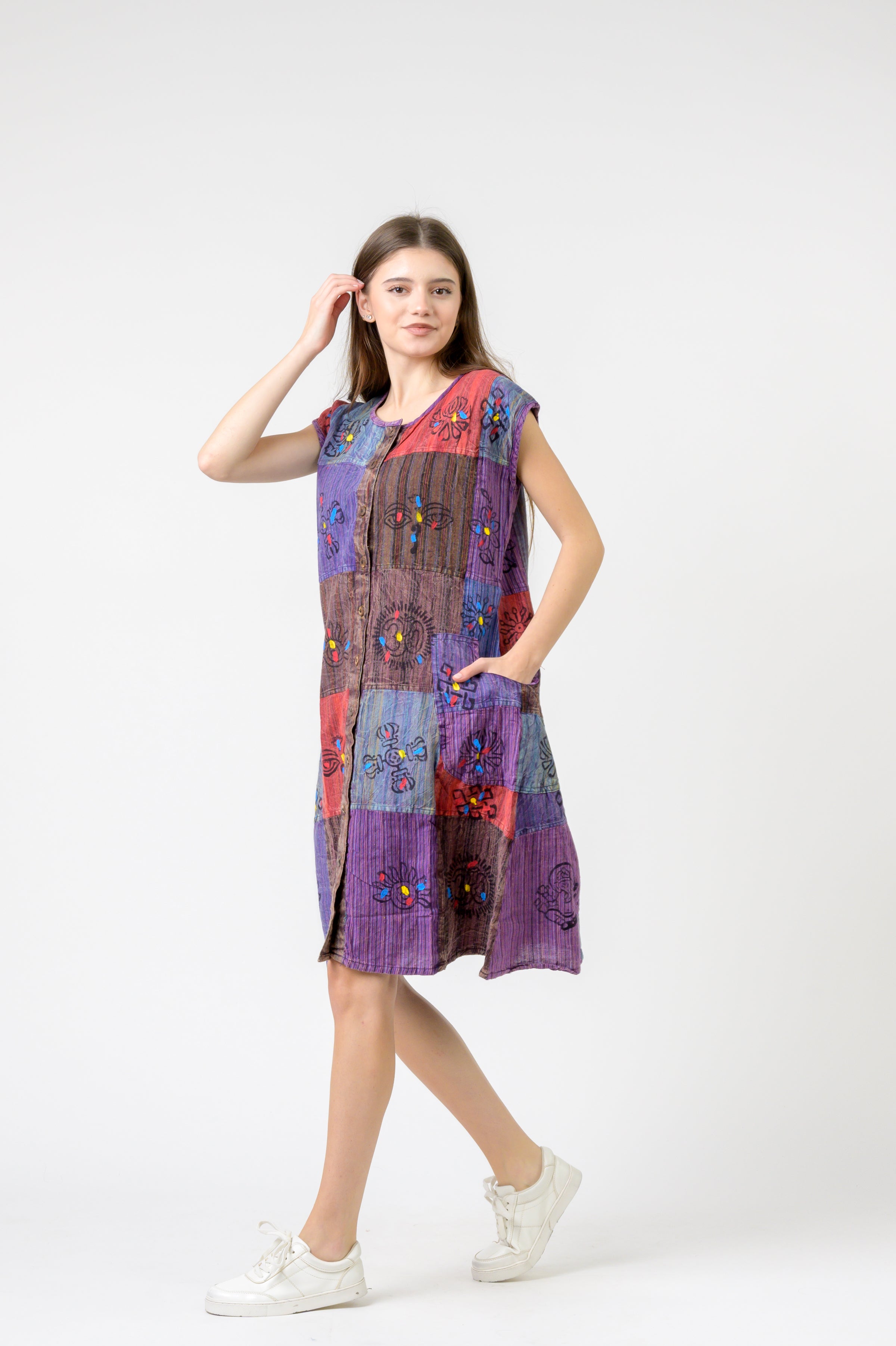 Button-Down Midi Dress