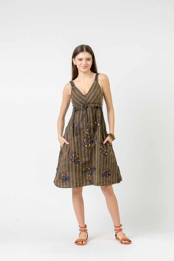 Cotton and Stripes Dress