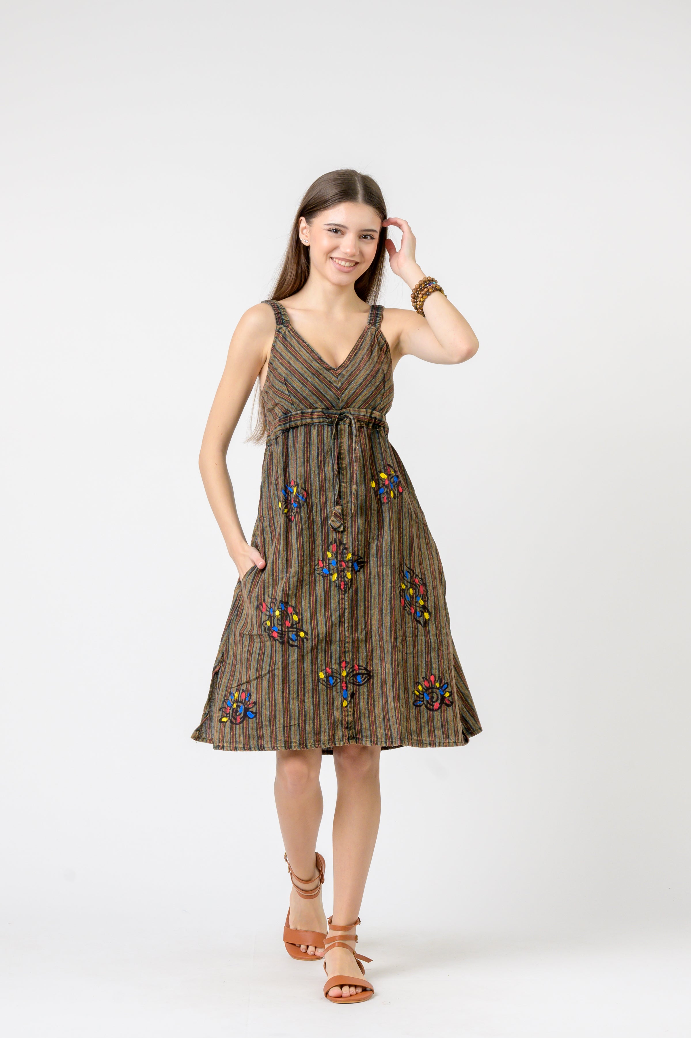 Cotton and Stripes Dress