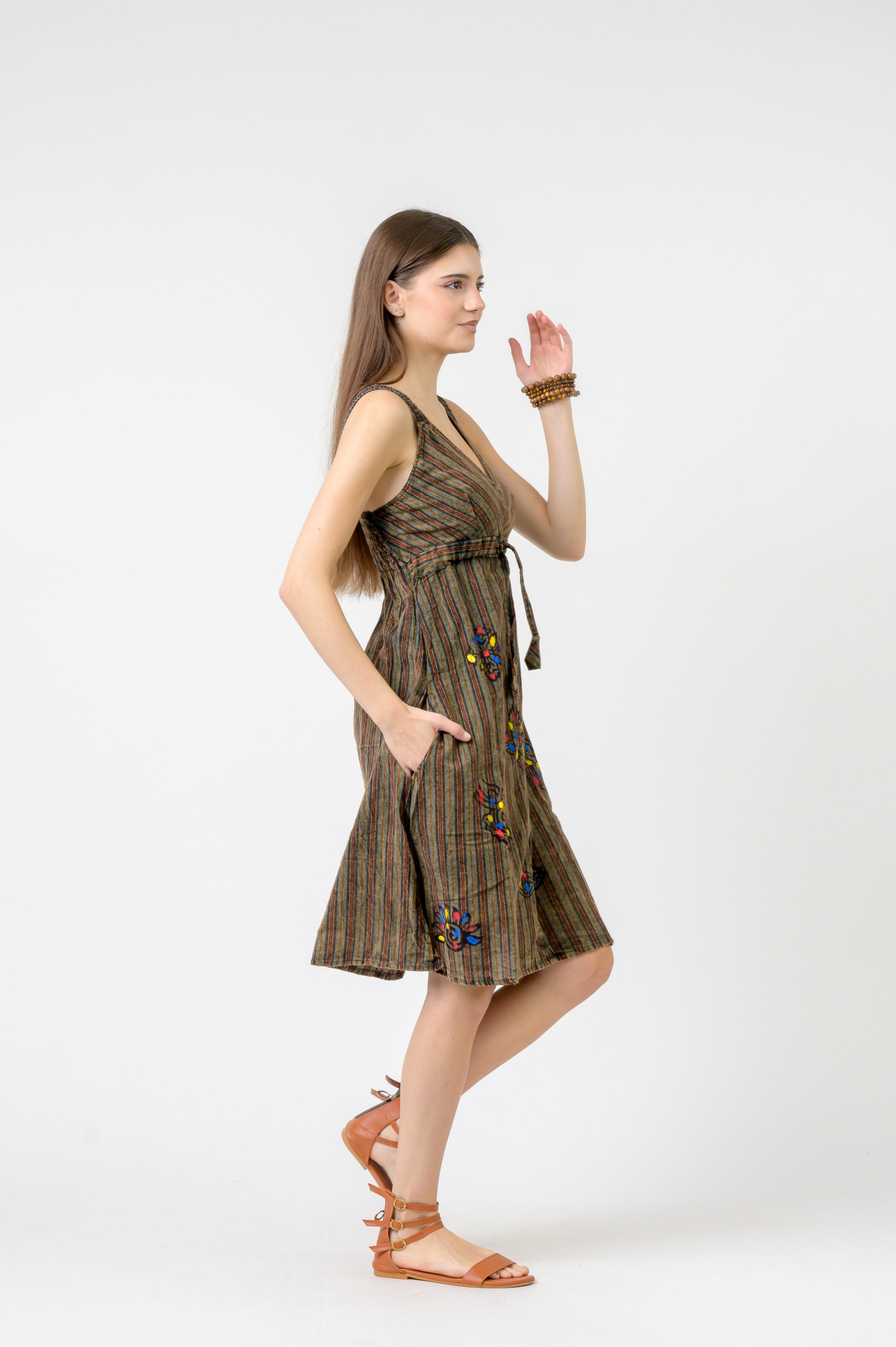 Cotton and Stripes Dress