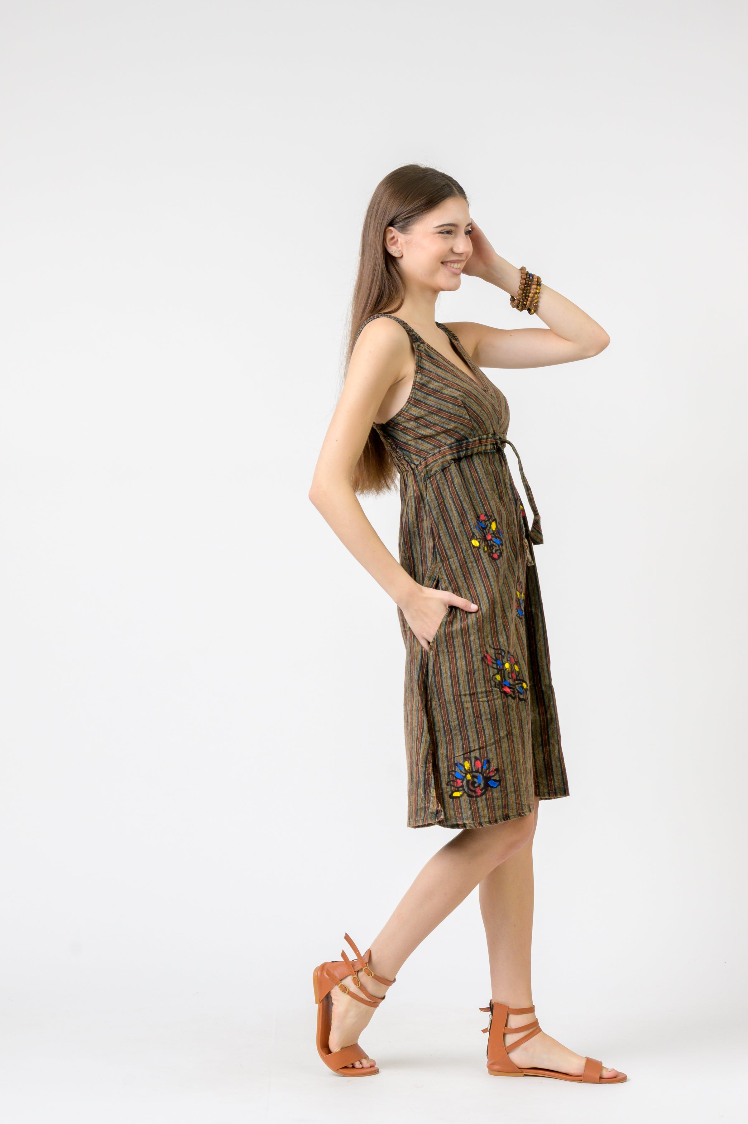 Cotton and Stripes Dress