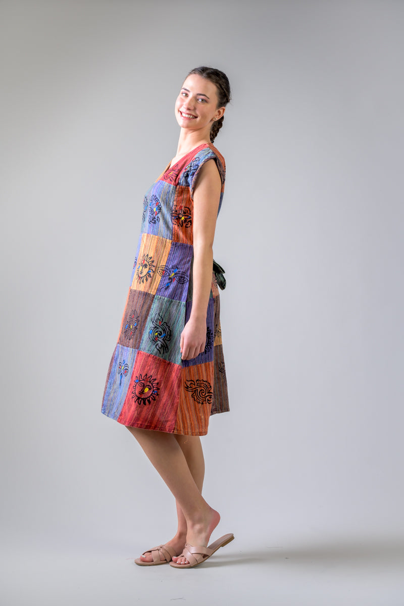 Bold Mix Cotton Dress - Assorted