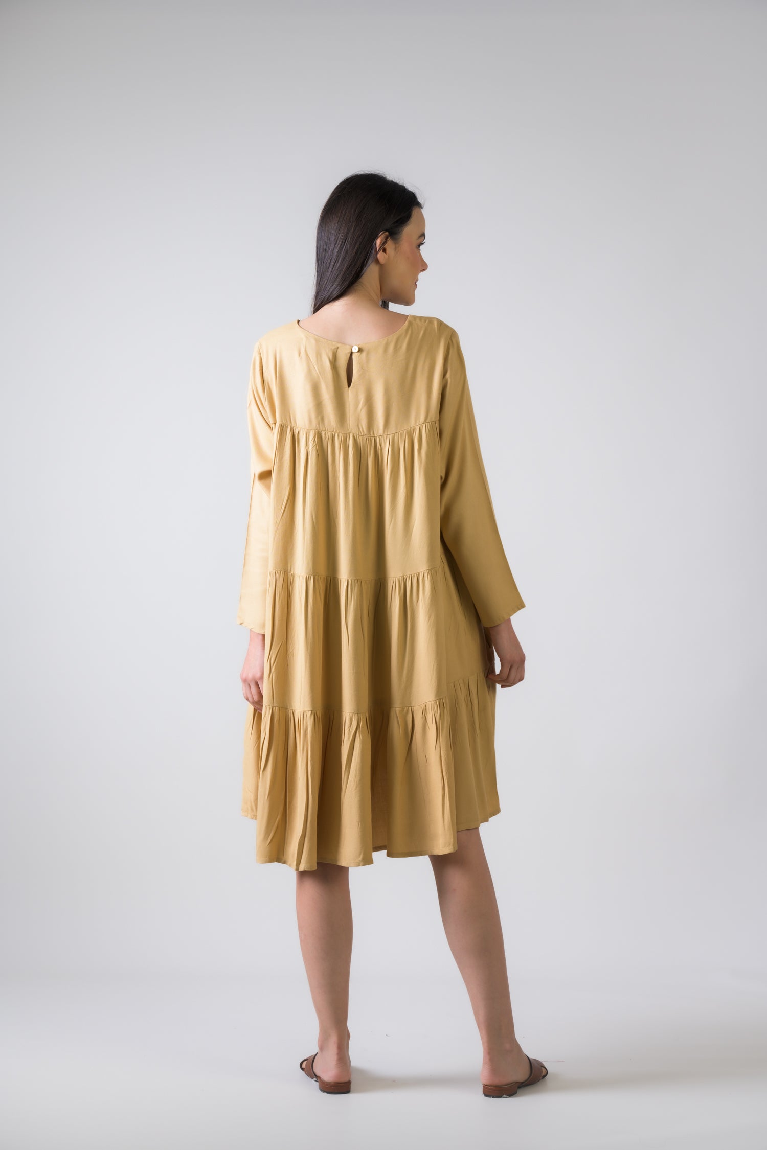 Rhea Turin Dress with Long Sleeves