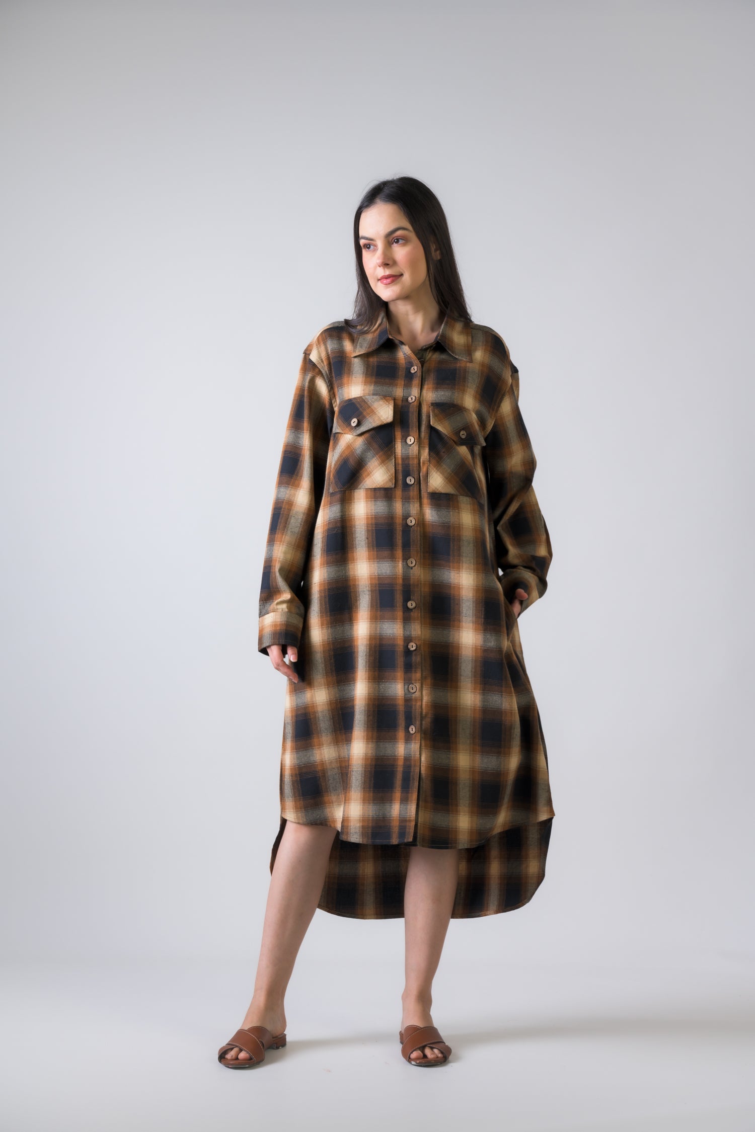 Rhea Hazel Long Dress
