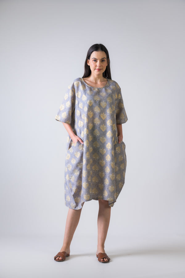 Taffy Dress - Grey