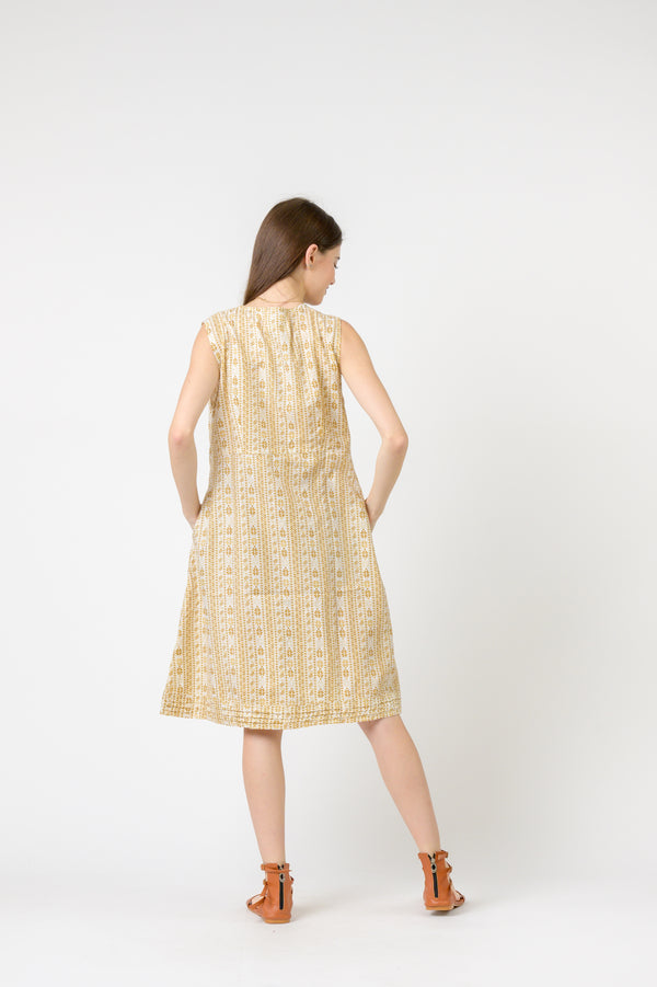 Heron Dress - Mustard