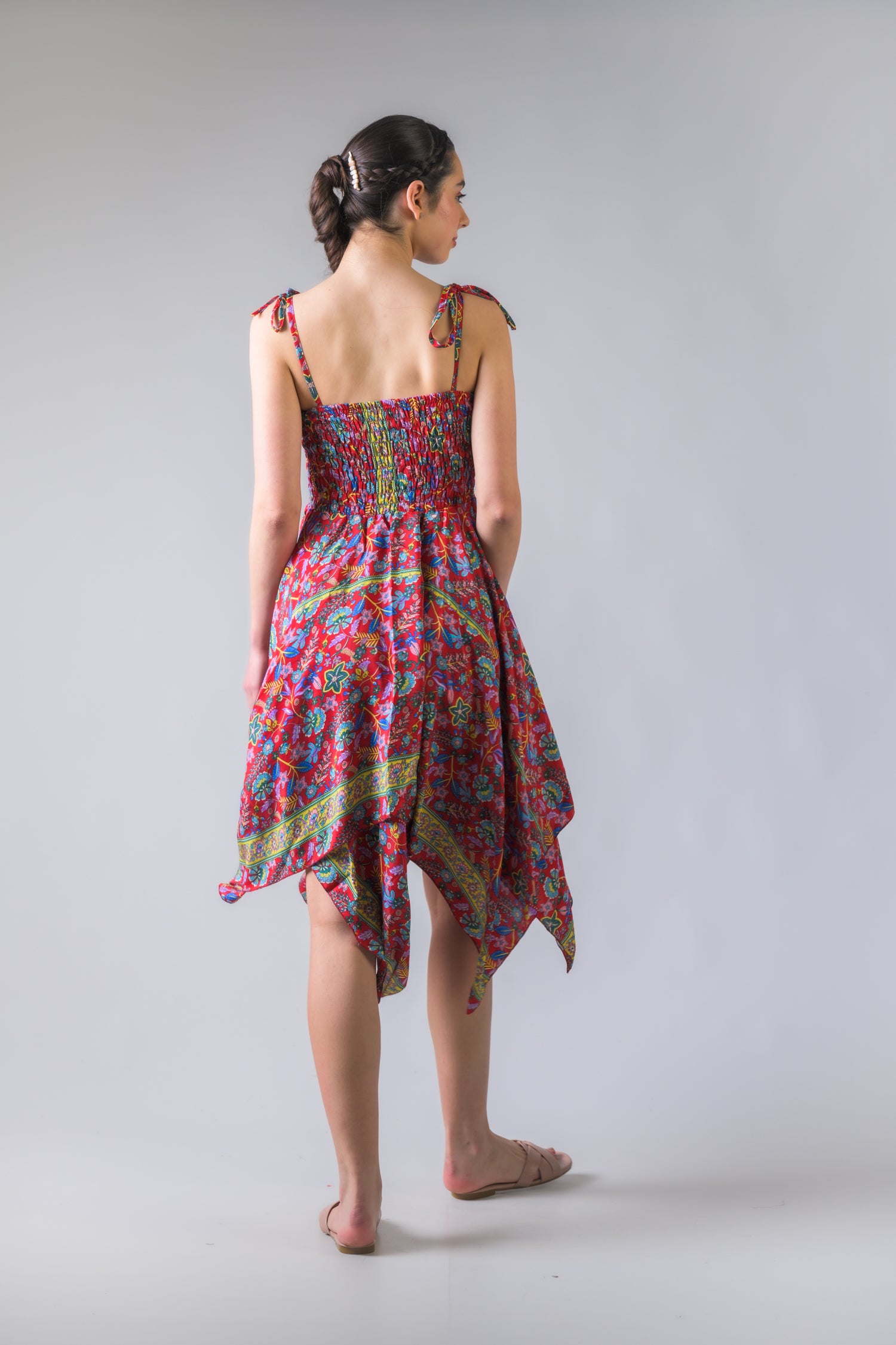 Scarf Double Layer Dress - Assorted