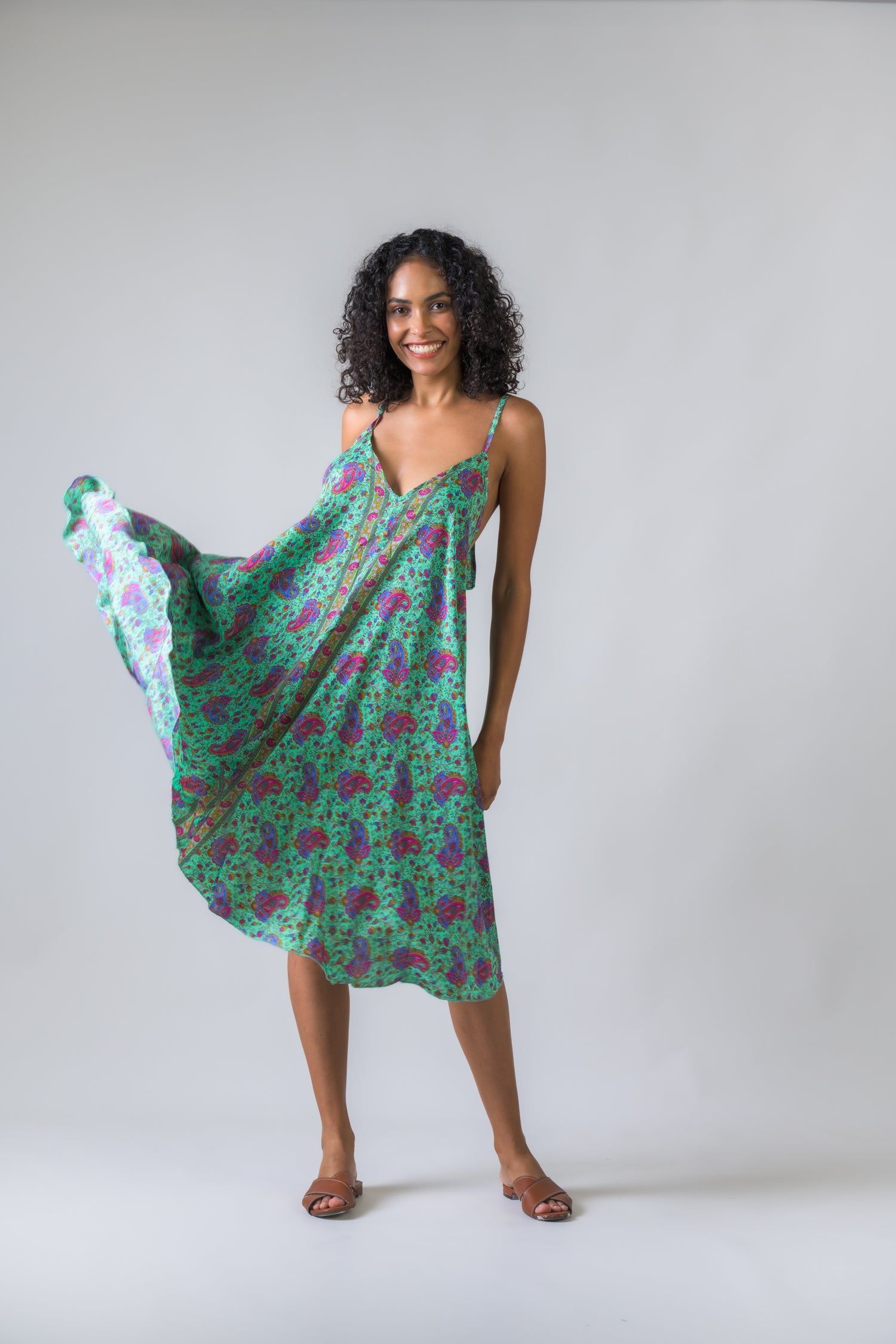 Backless Halter Dress - Assorted