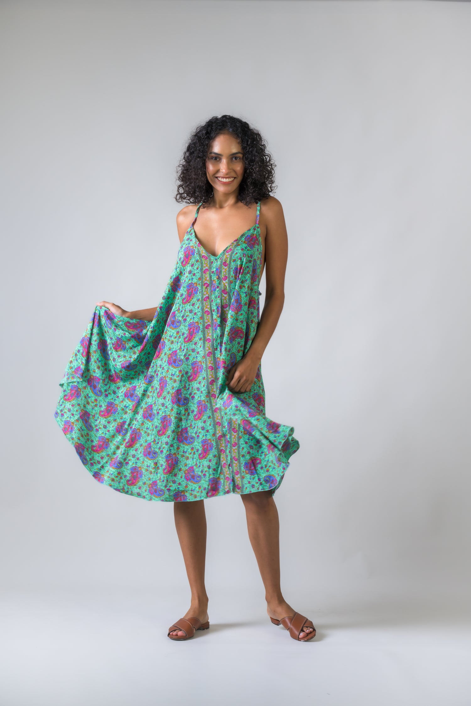Backless Halter Dress - Assorted