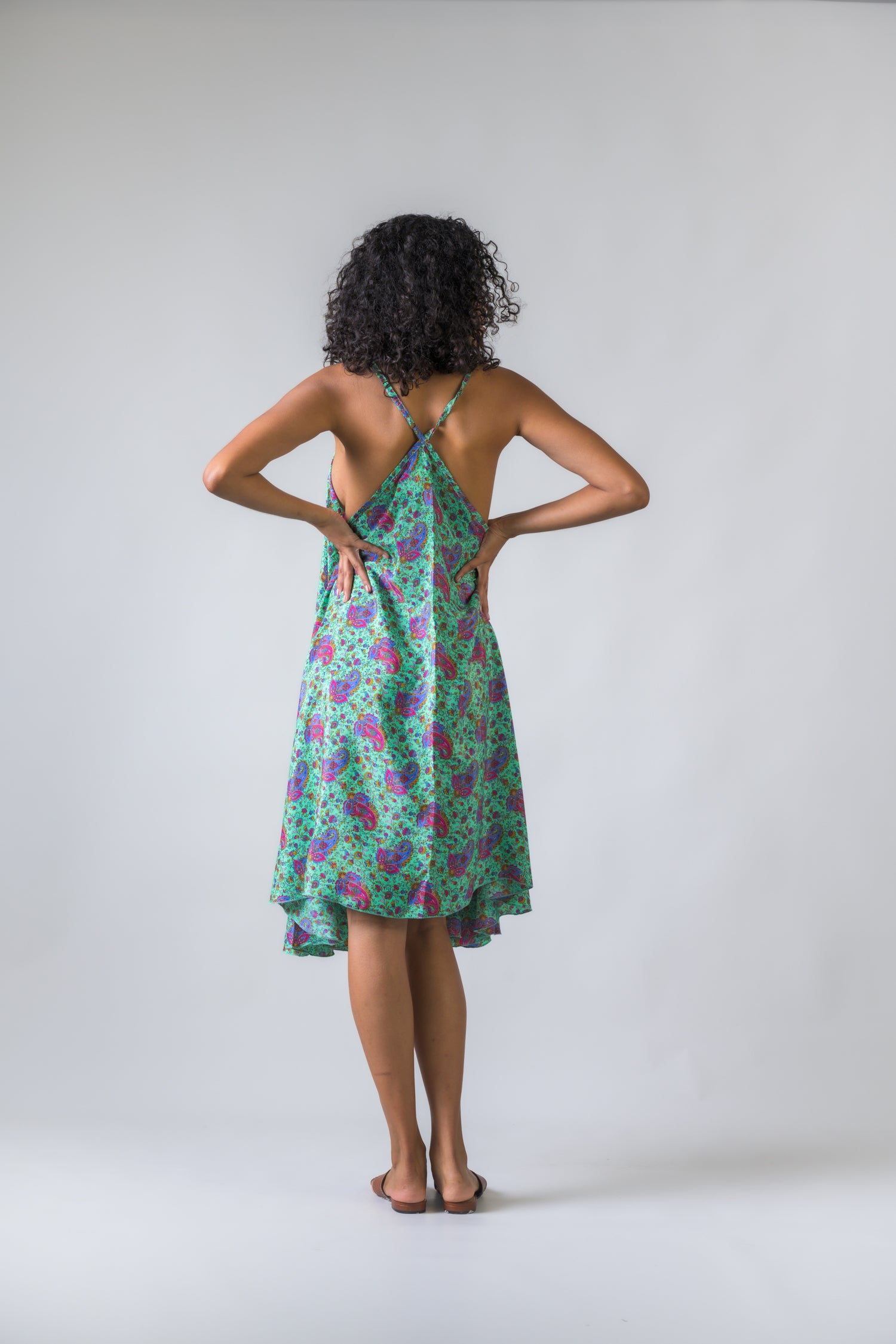 Backless Halter Dress - Assorted