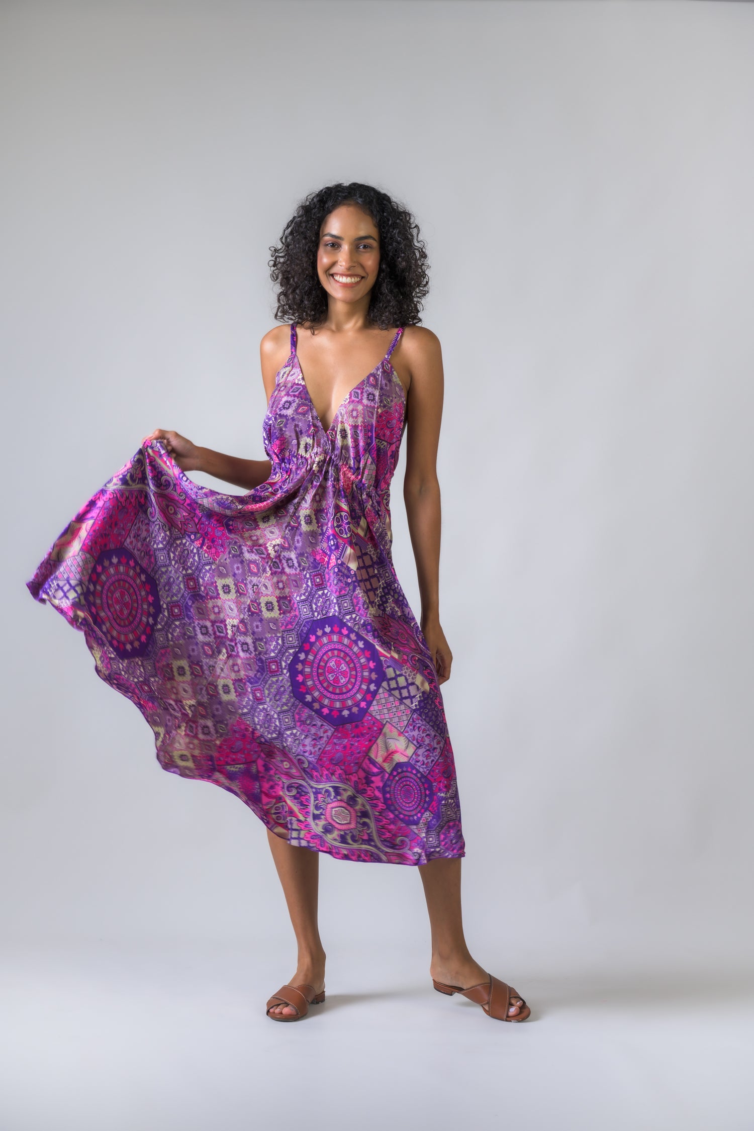 Backless Halter Dress - Assorted