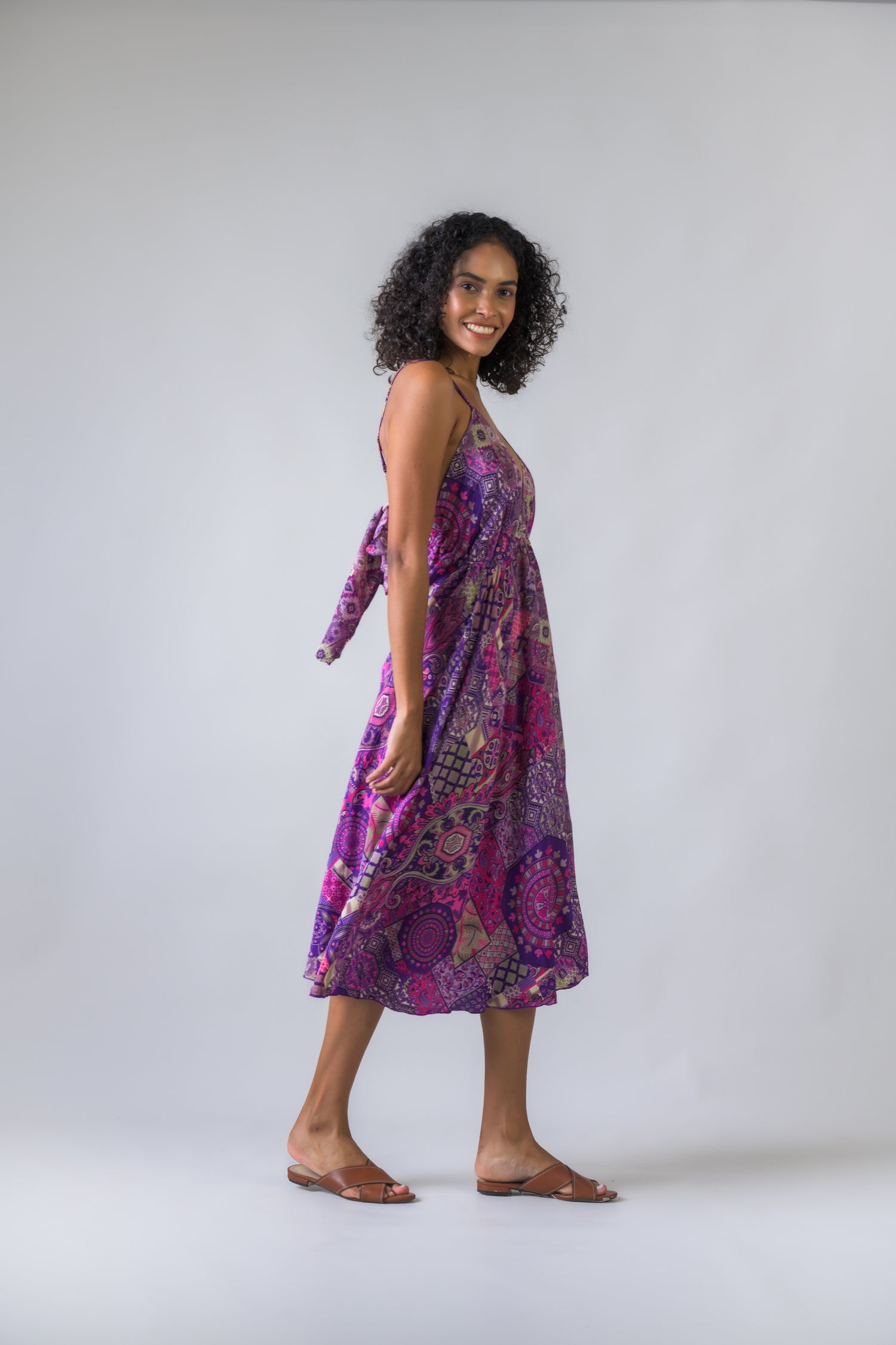 Backless Halter Dress - Assorted
