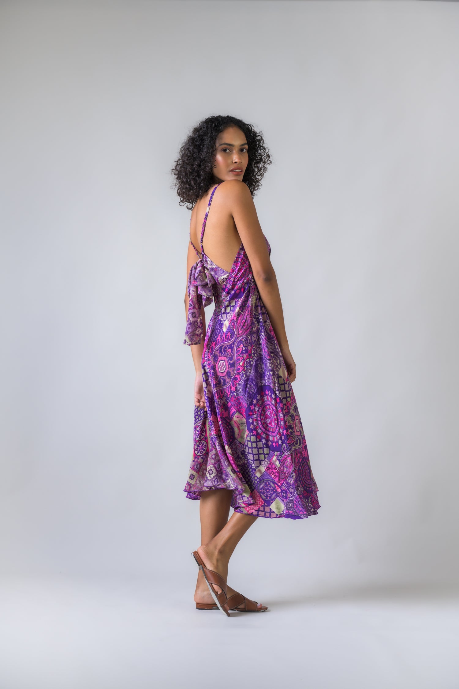 Backless Halter Dress - Assorted