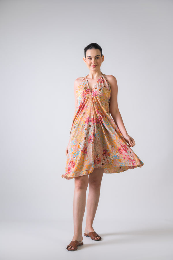 Fine Print Short Dress - Assorted