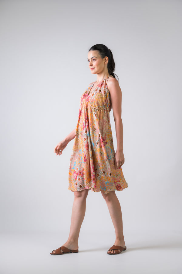 Fine Print Short Dress - Assorted