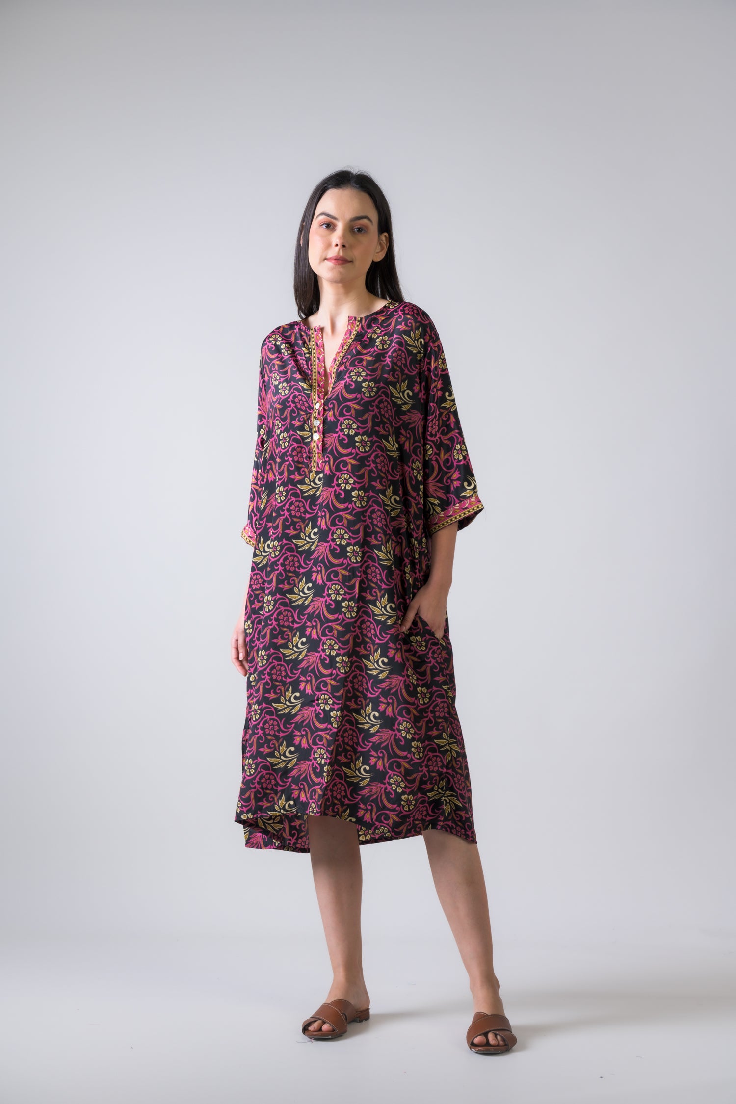 Pattern Print Short Dress - Assorted