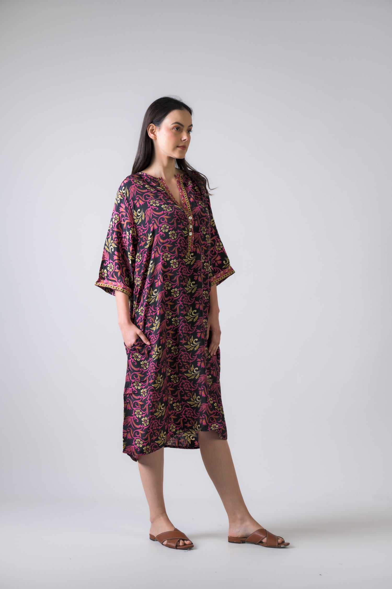 Pattern Print Short Dress - Assorted