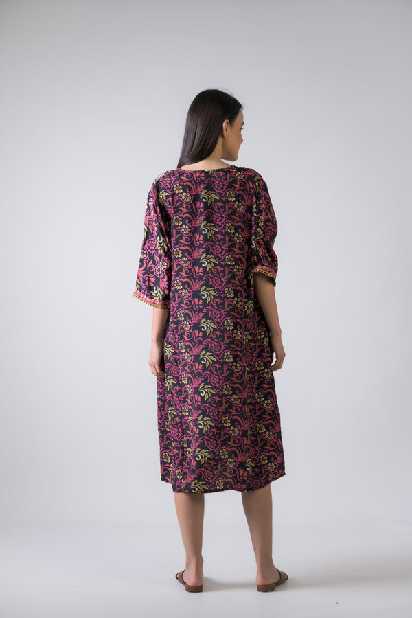 Pattern Print Short Dress - Assorted
