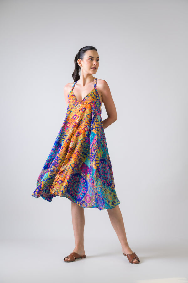 Short V Neck Dress - Assorted