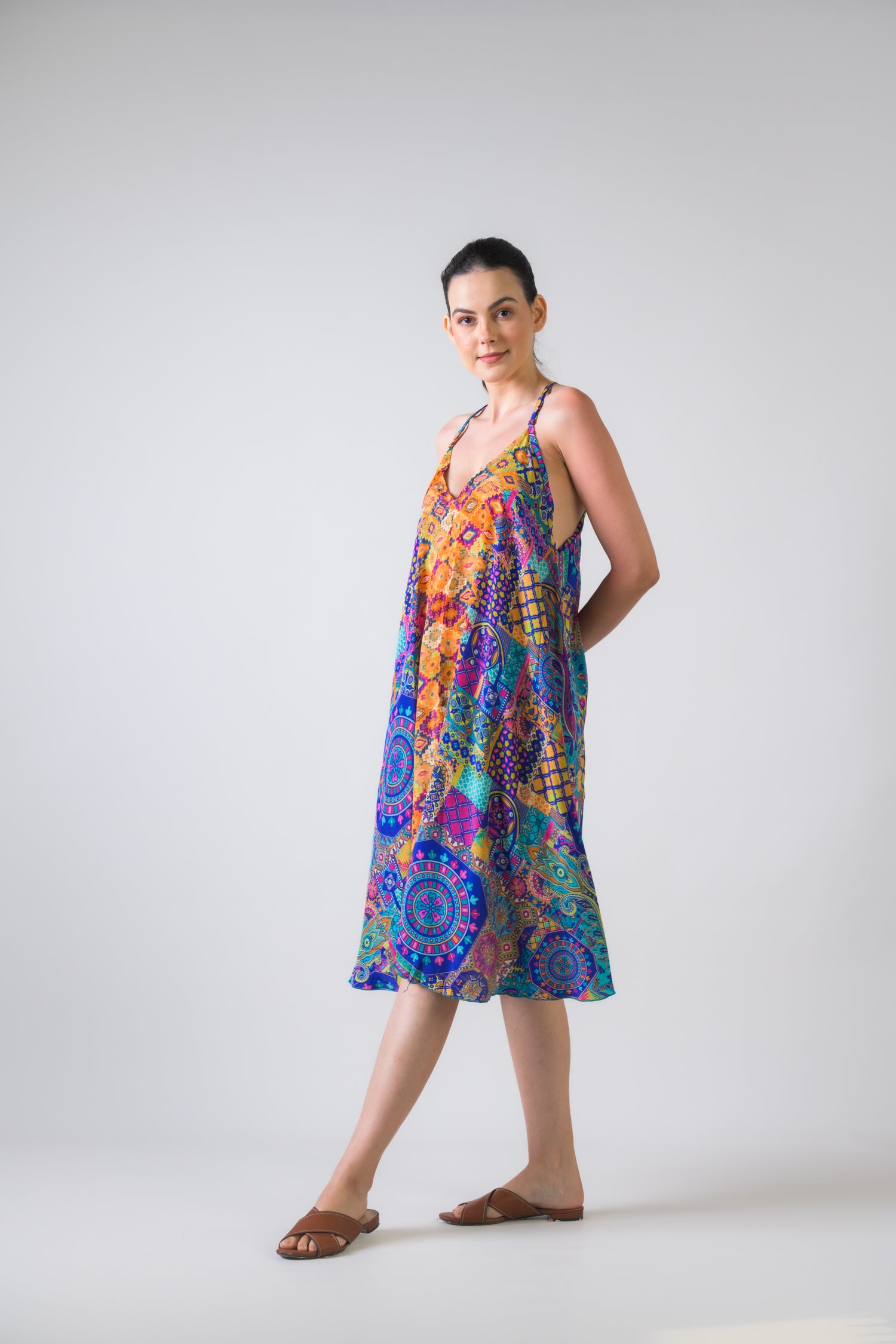 Short V Neck Dress - Assorted