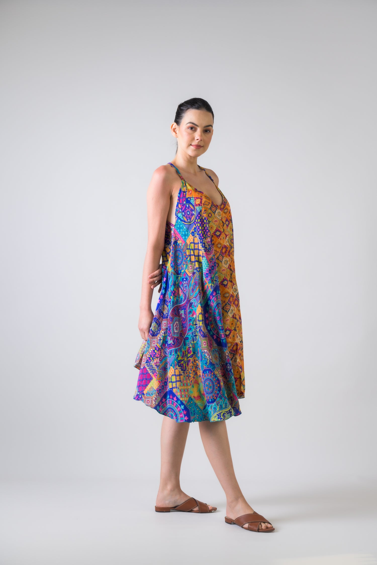 Short V Neck Dress - Assorted