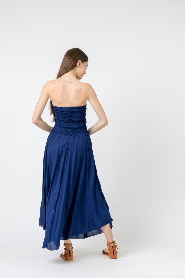 Bobbin Dress - Navy Blue