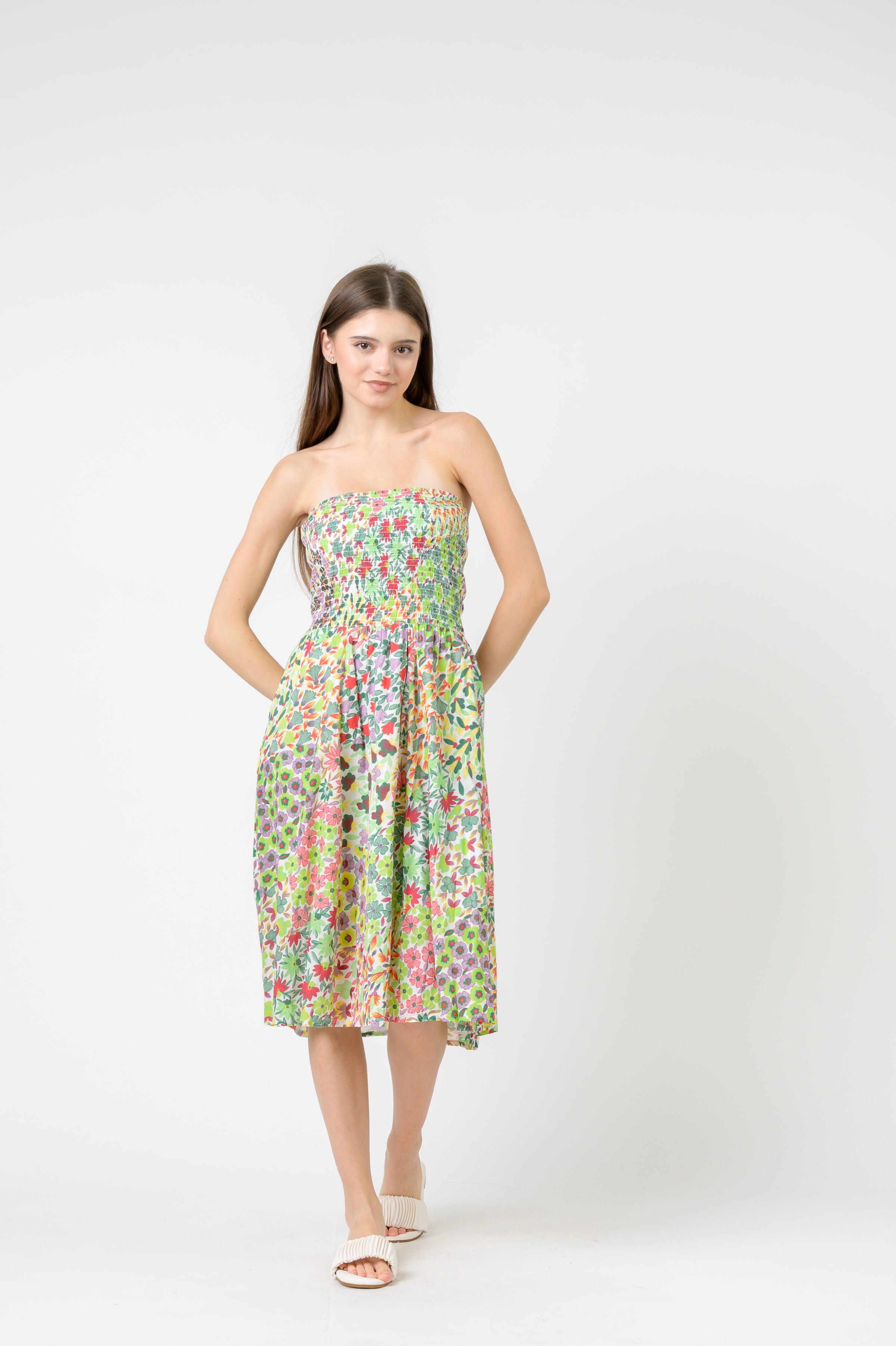 Flower Garden Short Dress