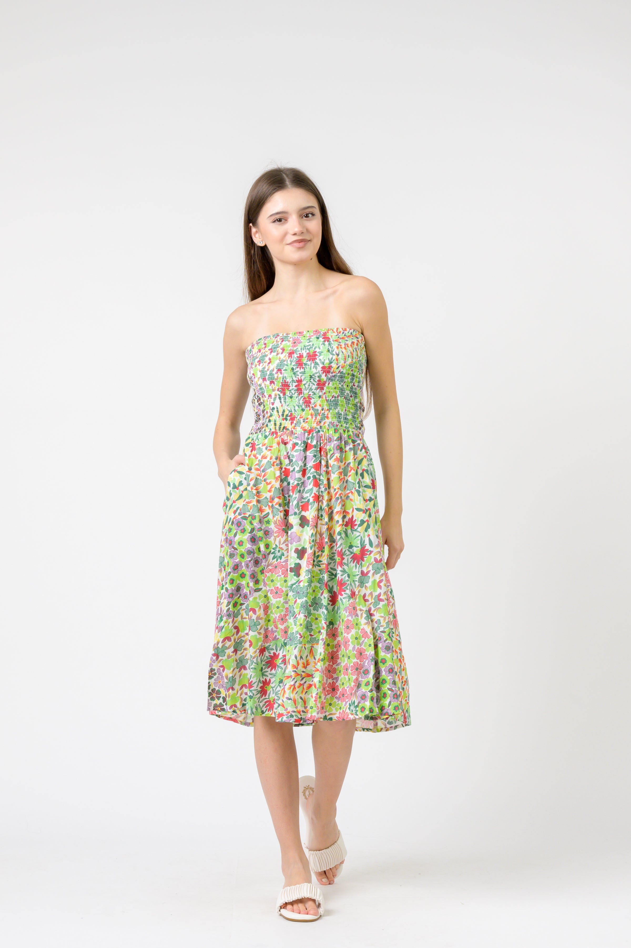 Flower Garden Short Dress