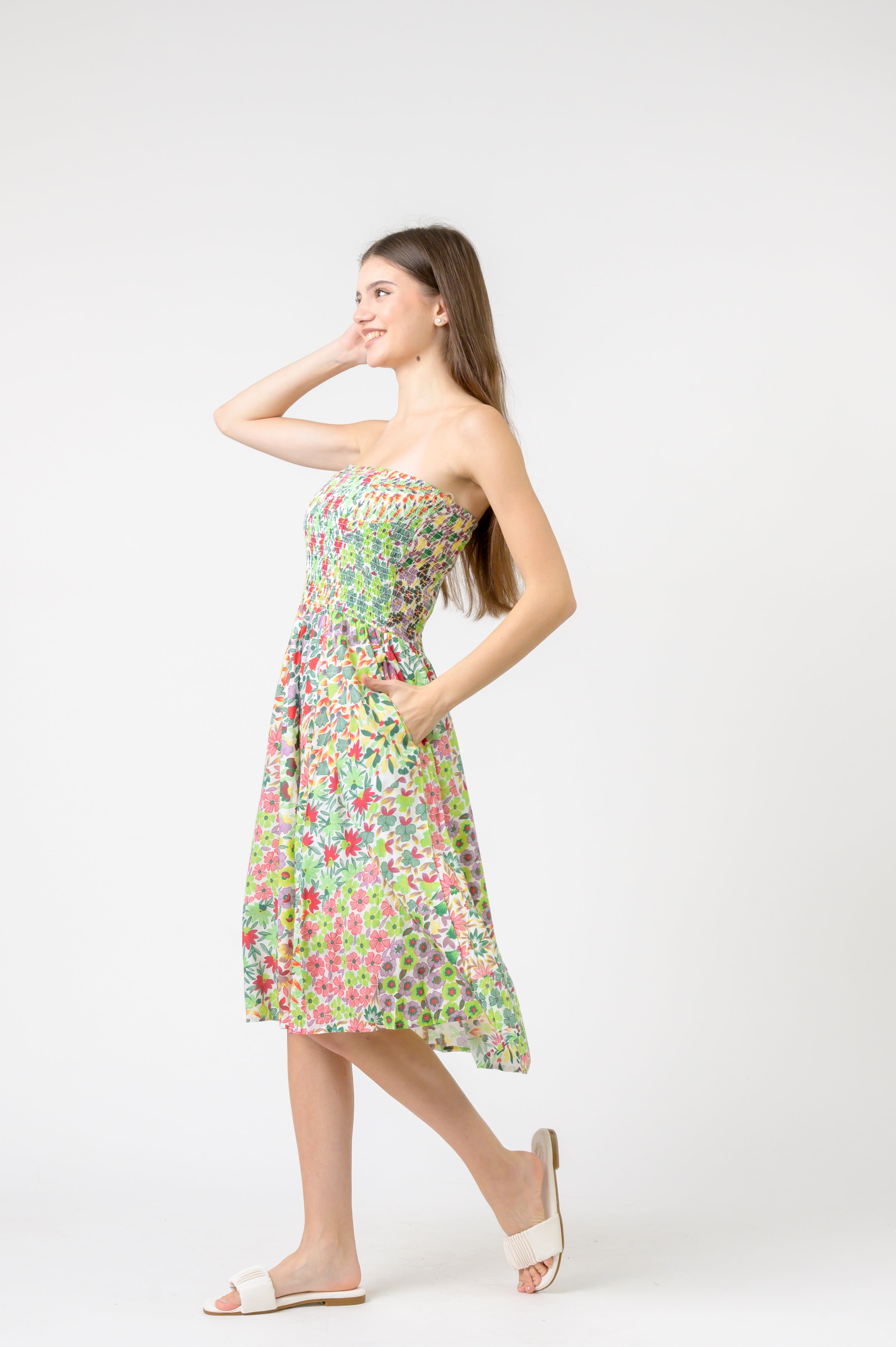 Flower Garden Short Dress