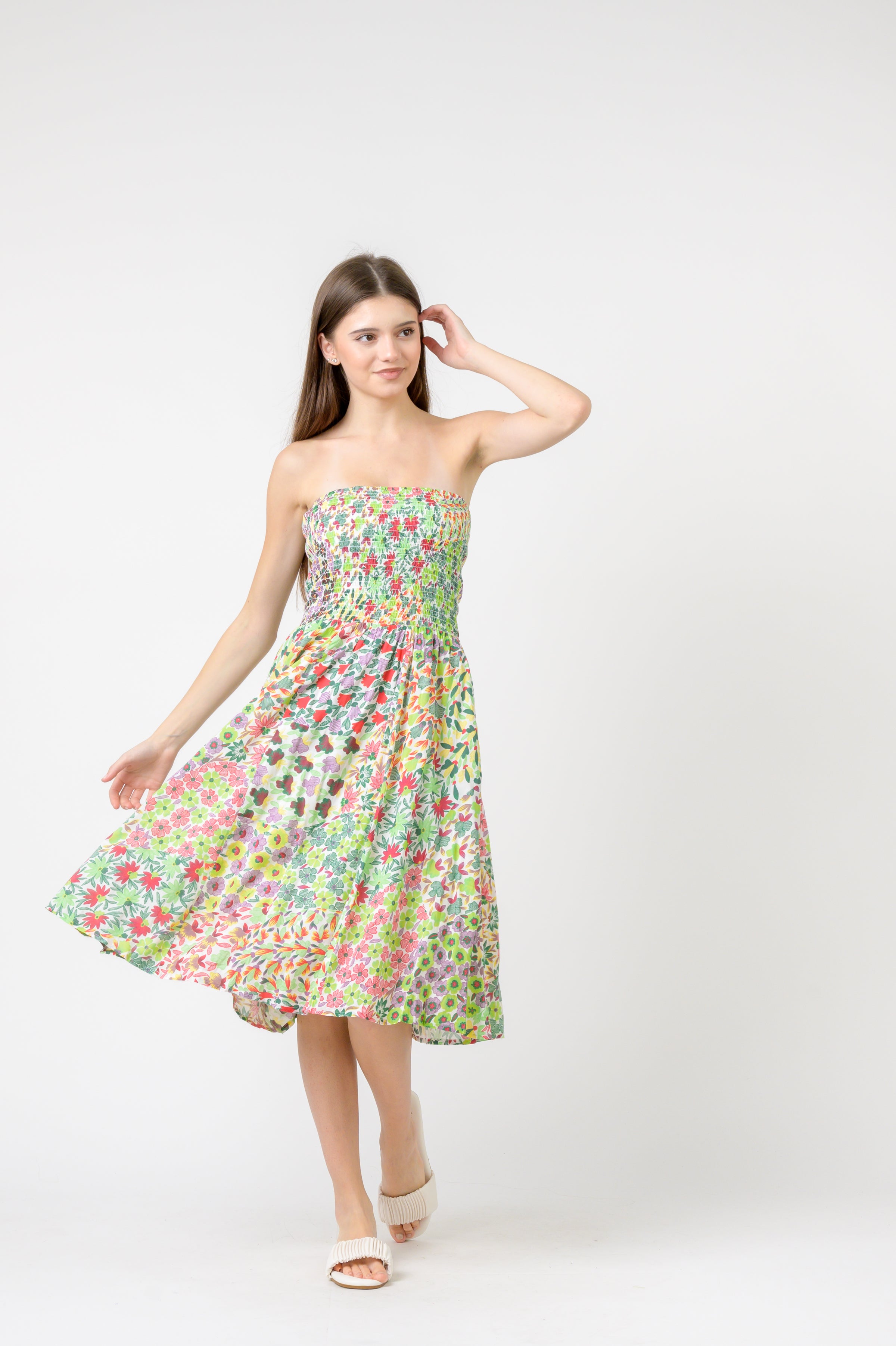 Flower Garden Short Dress