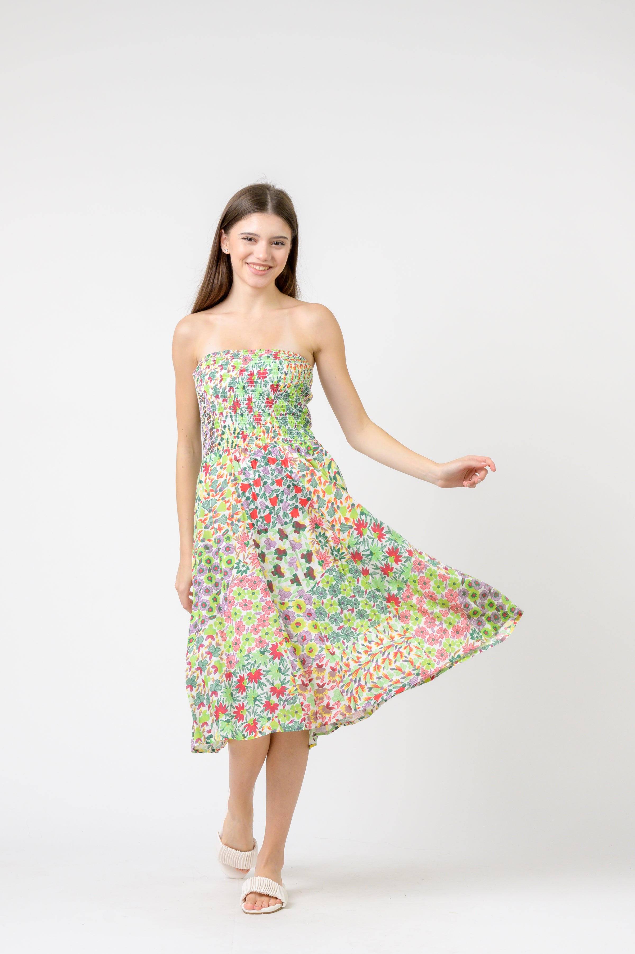 Flower Garden Short Dress