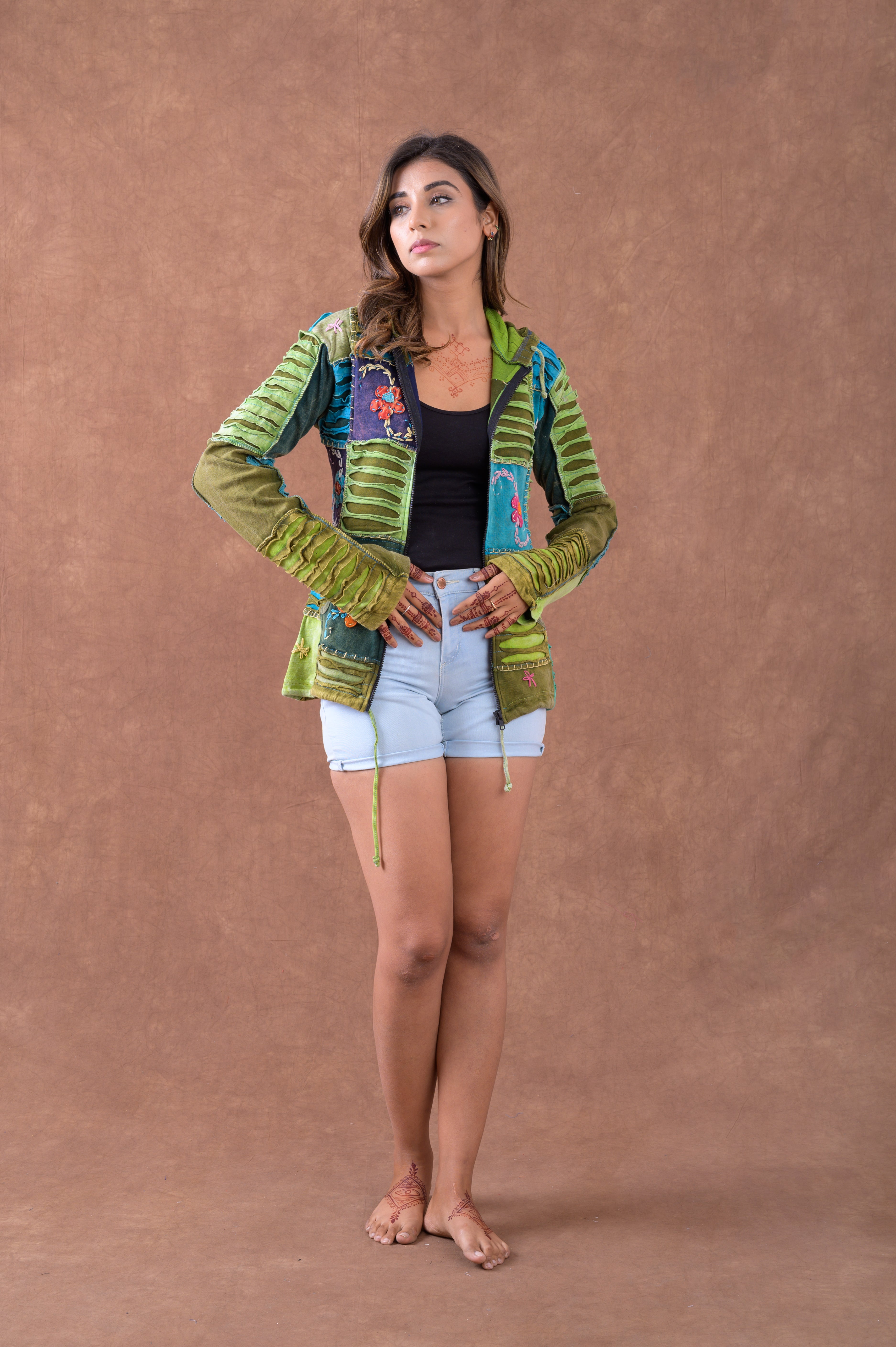 Rhea Flower'd Hoodie