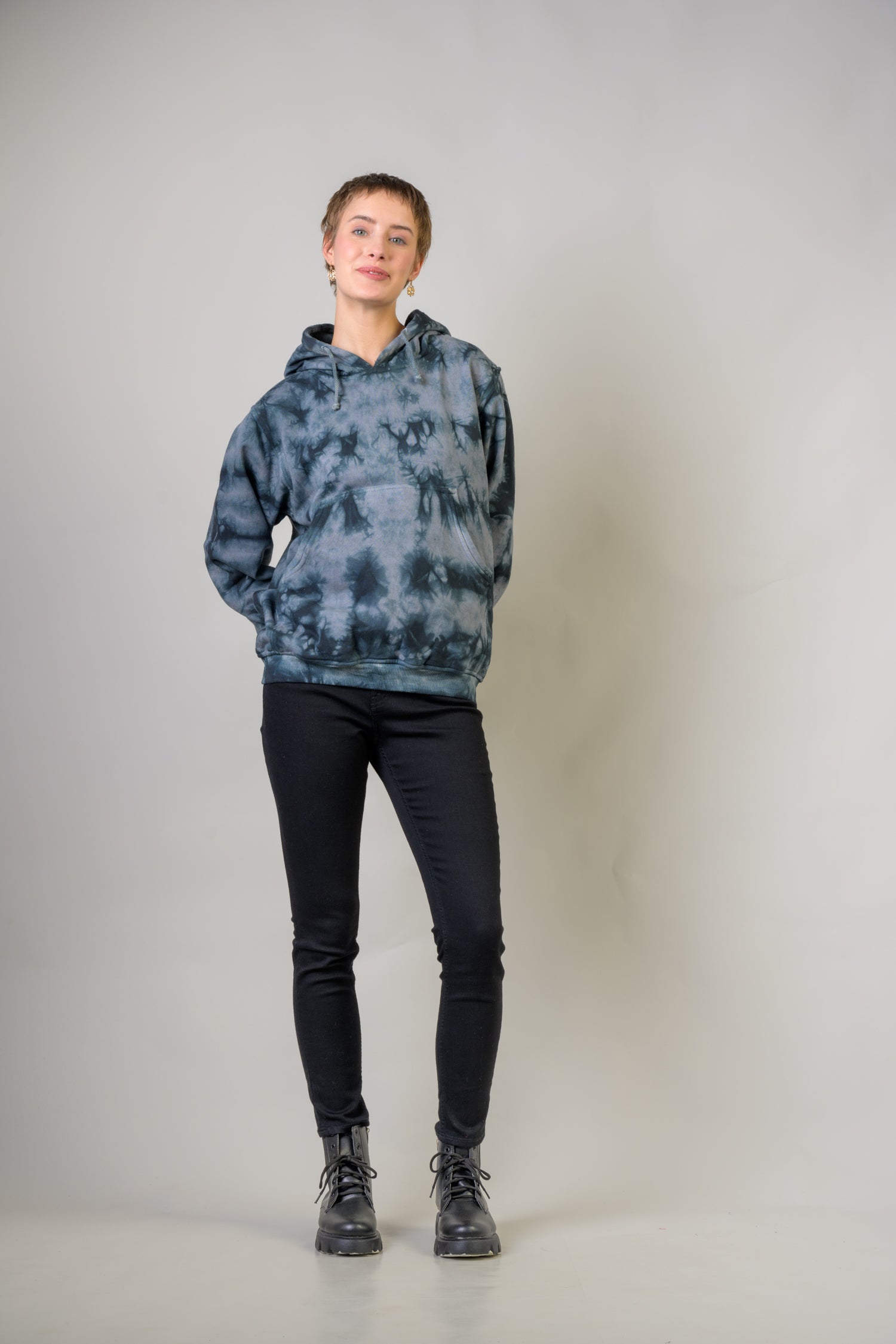 Ocean Cotton Tie-Dye Hoodie