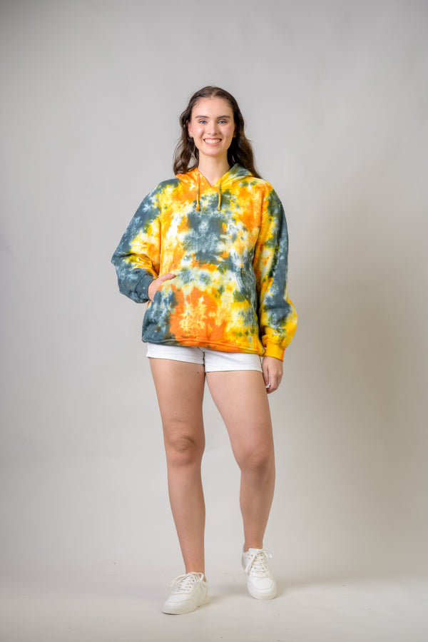 Swatches Cotton Tie-Dye Hoodie
