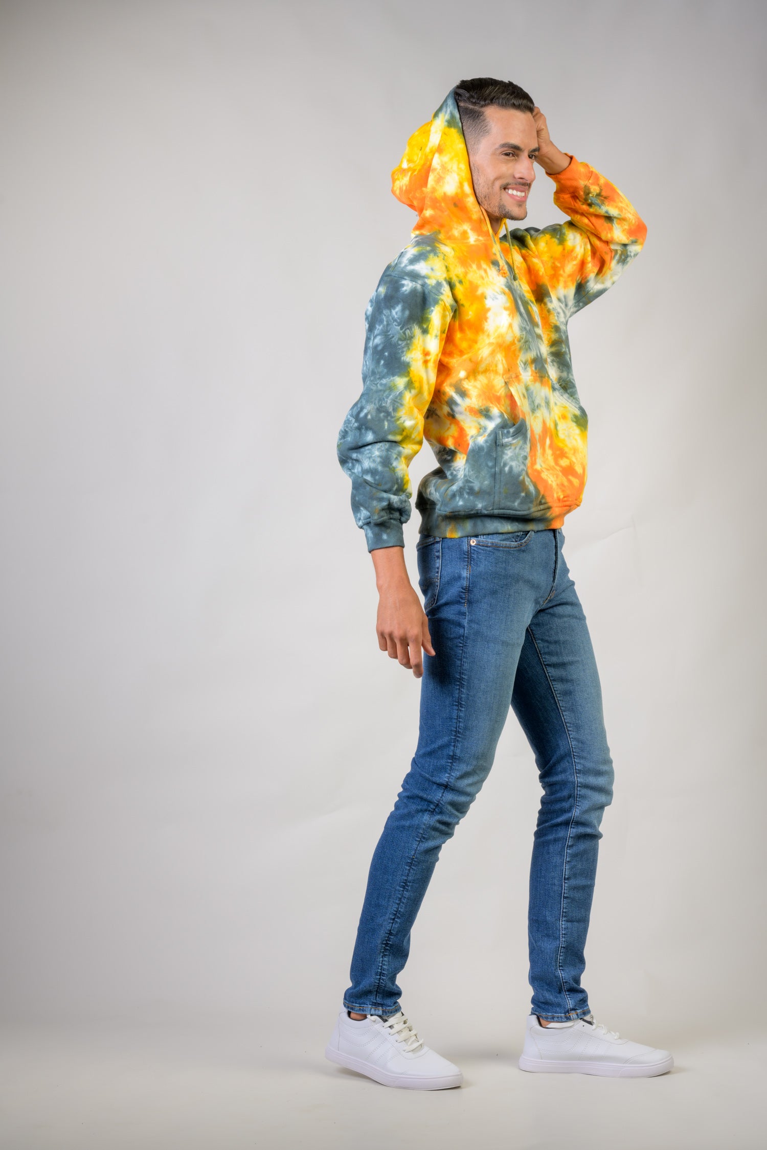 Swatches Cotton Tie-Dye Hoodie