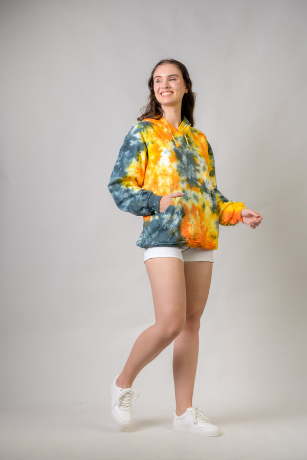 Swatches Cotton Tie-Dye Hoodie