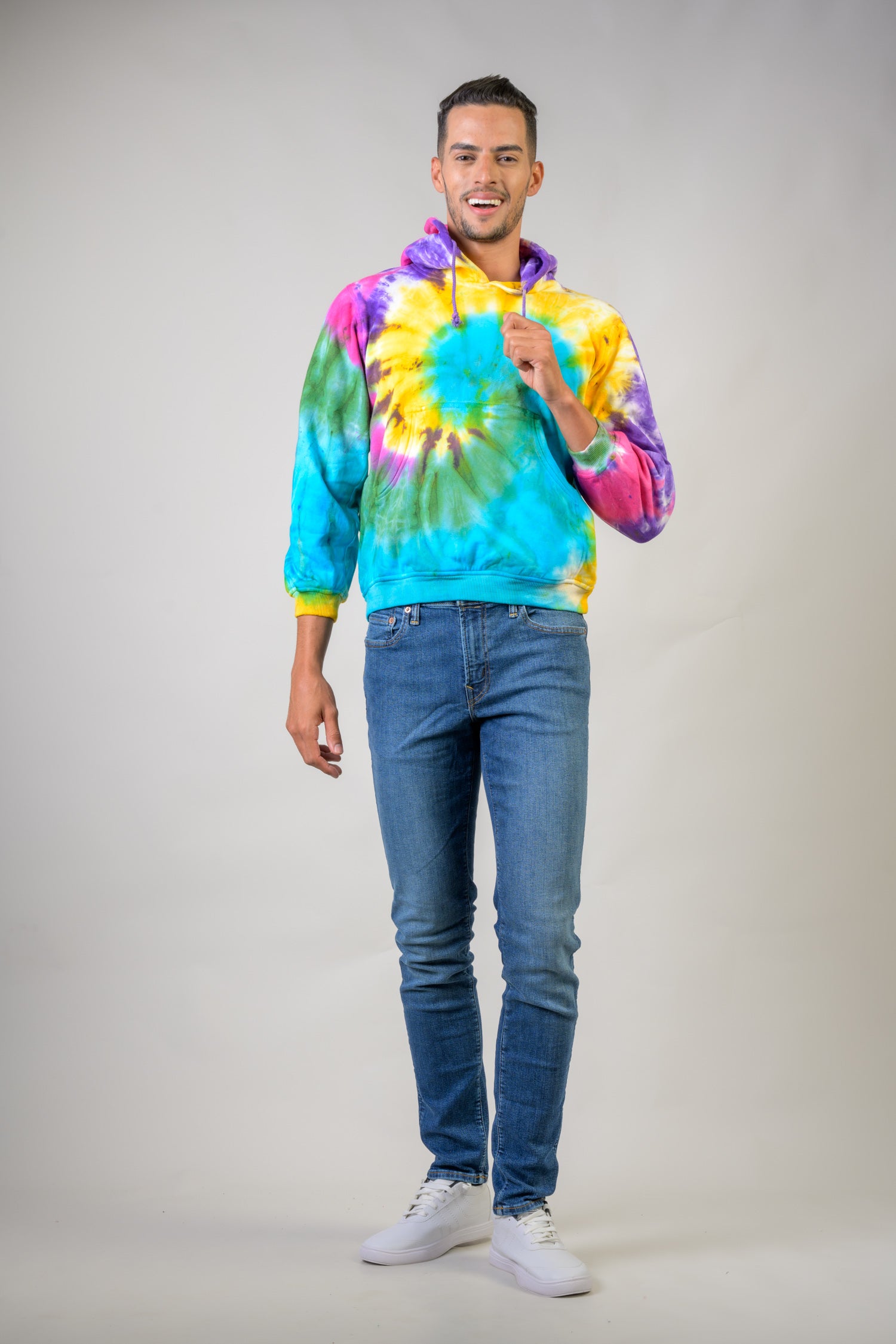 Hippy Cotton Tie-Dye Hoodie