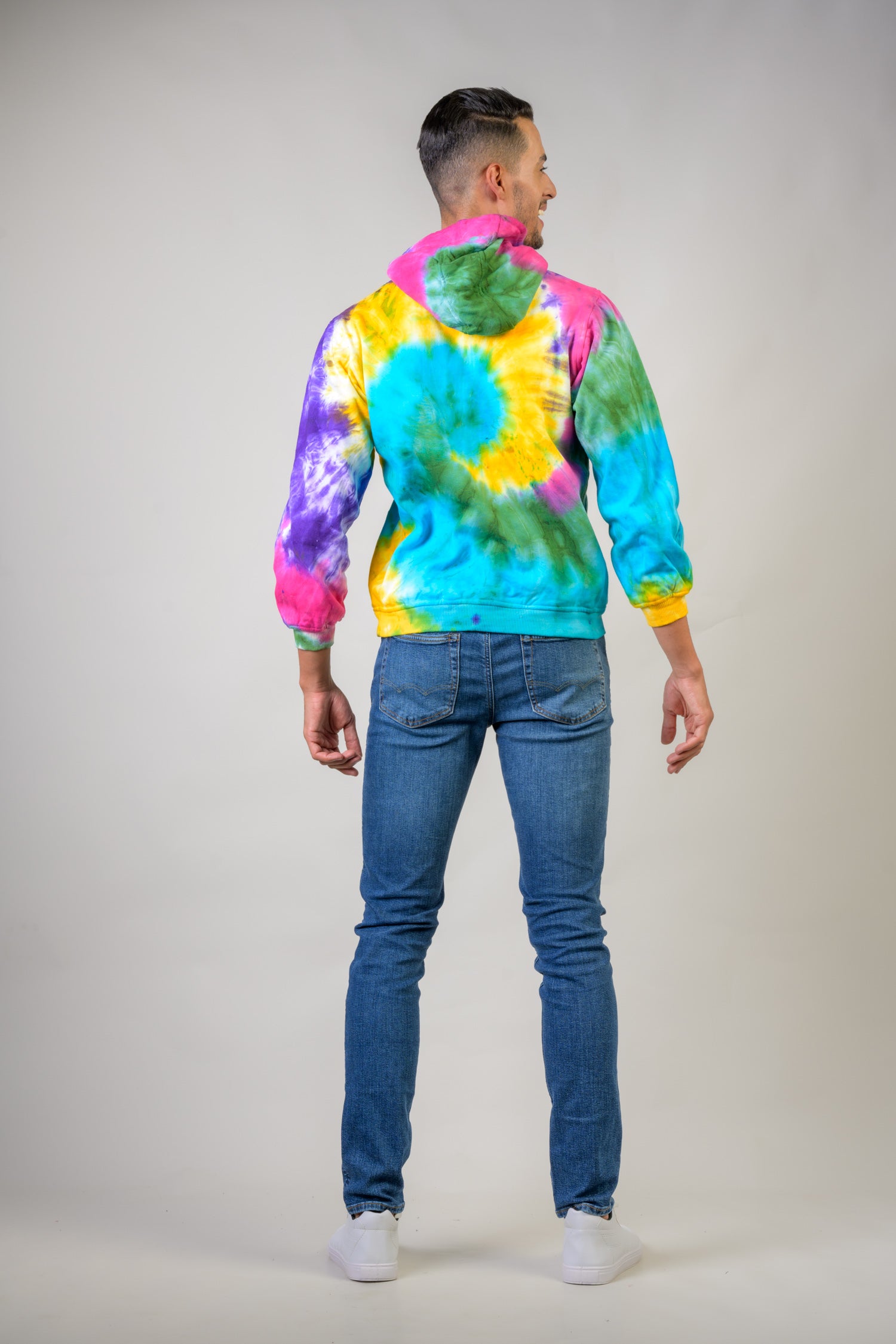 Hippy Cotton Tie-Dye Hoodie