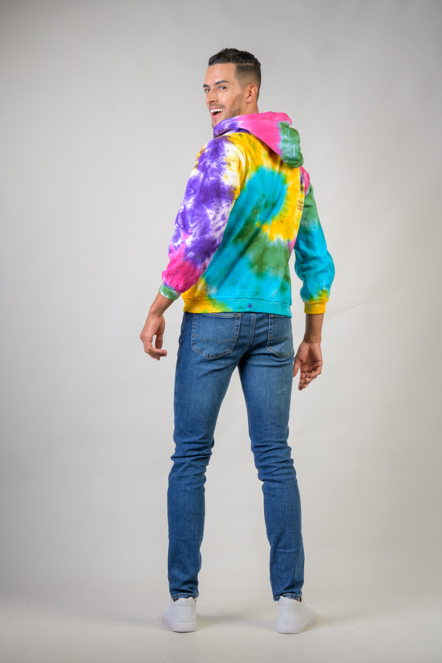 Hippy Cotton Tie-Dye Hoodie