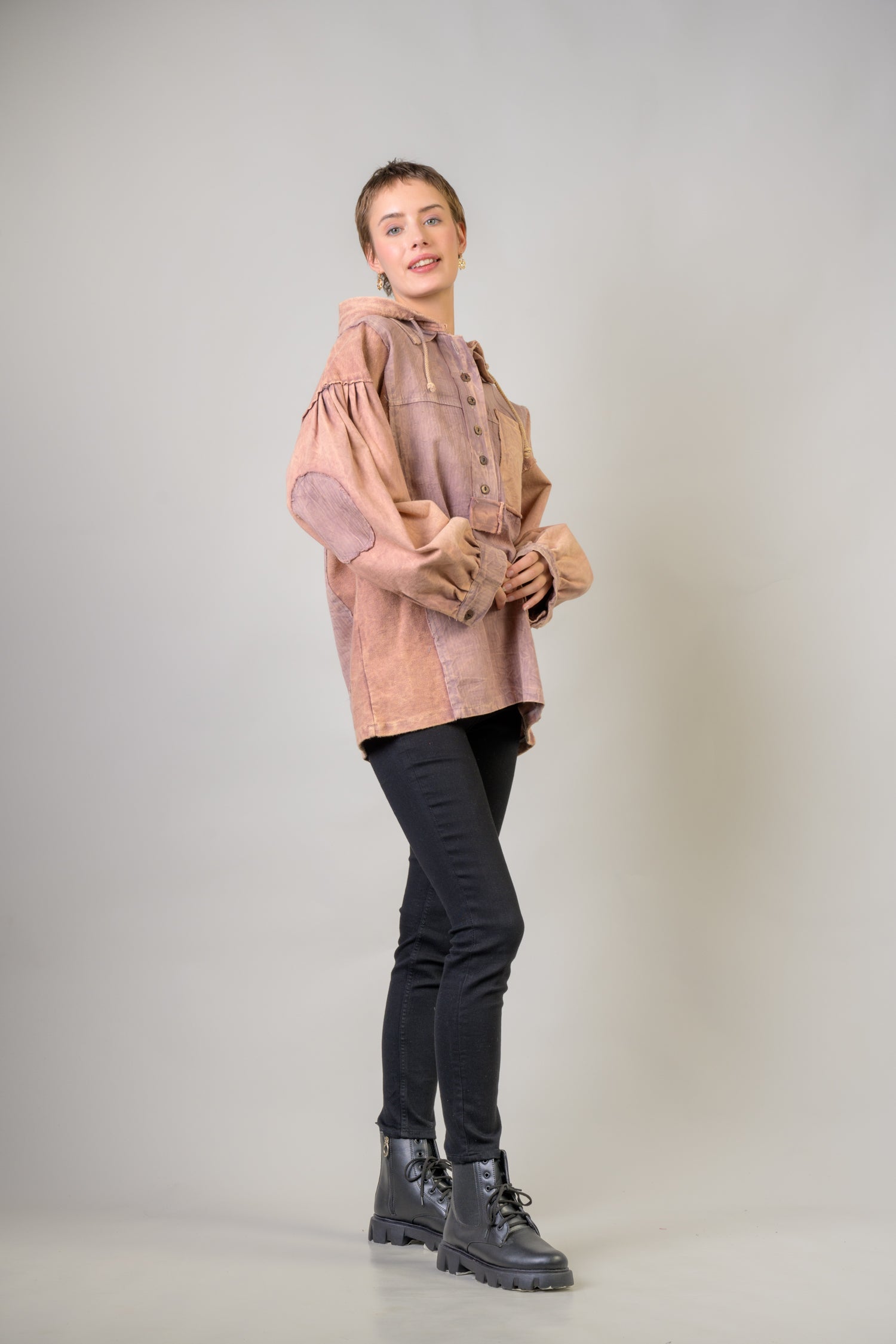 Rhea Front-Pocket Lite Hoodie