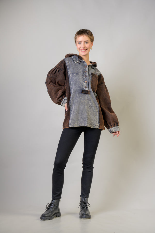 Front-Pocket Lite Hoodie - Grey