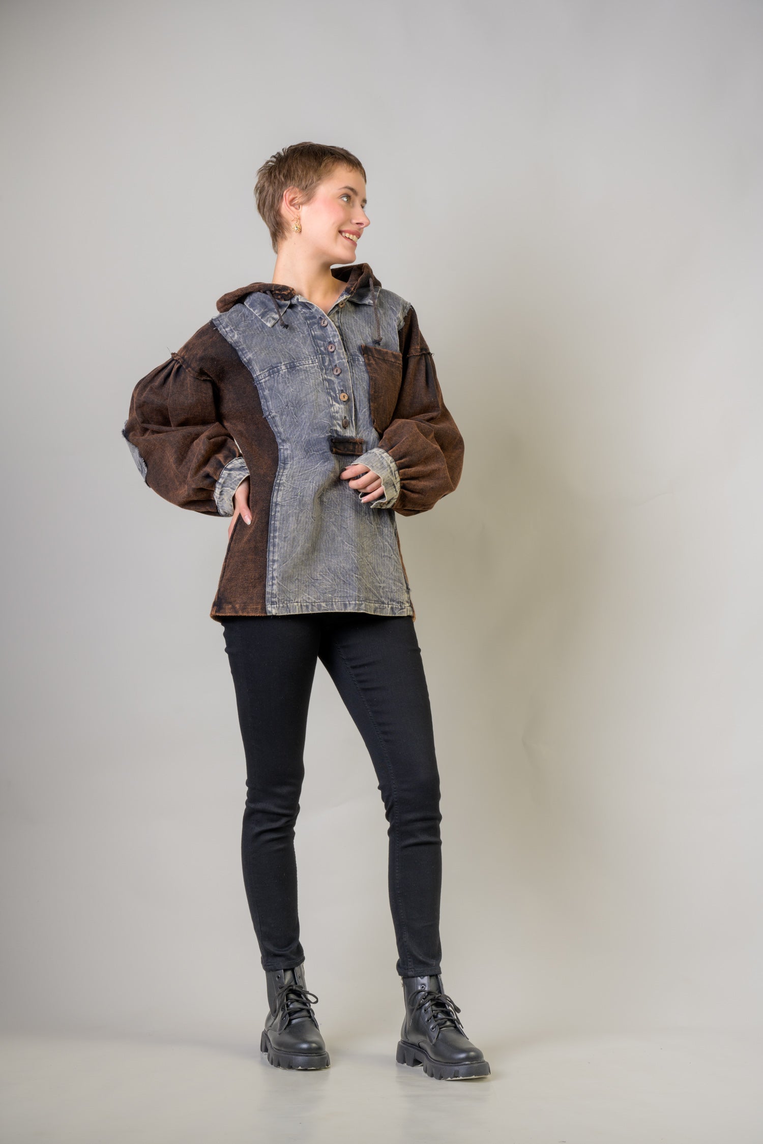 Rhea Front-Pocket Lite Hoodie