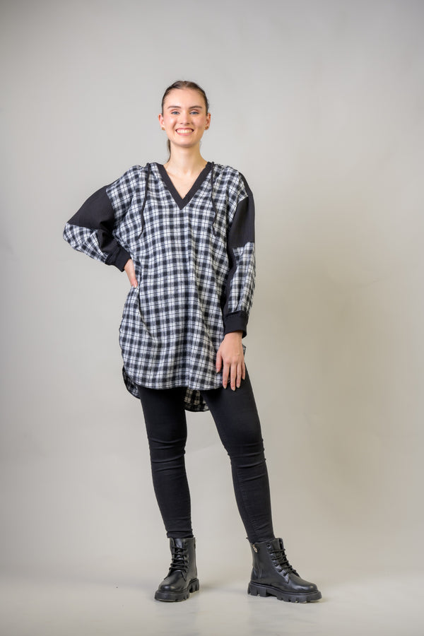 Cannon Hoodie Shirt - Black