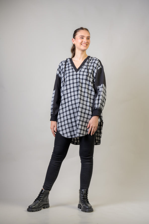 Cannon Hoodie Shirt - Black