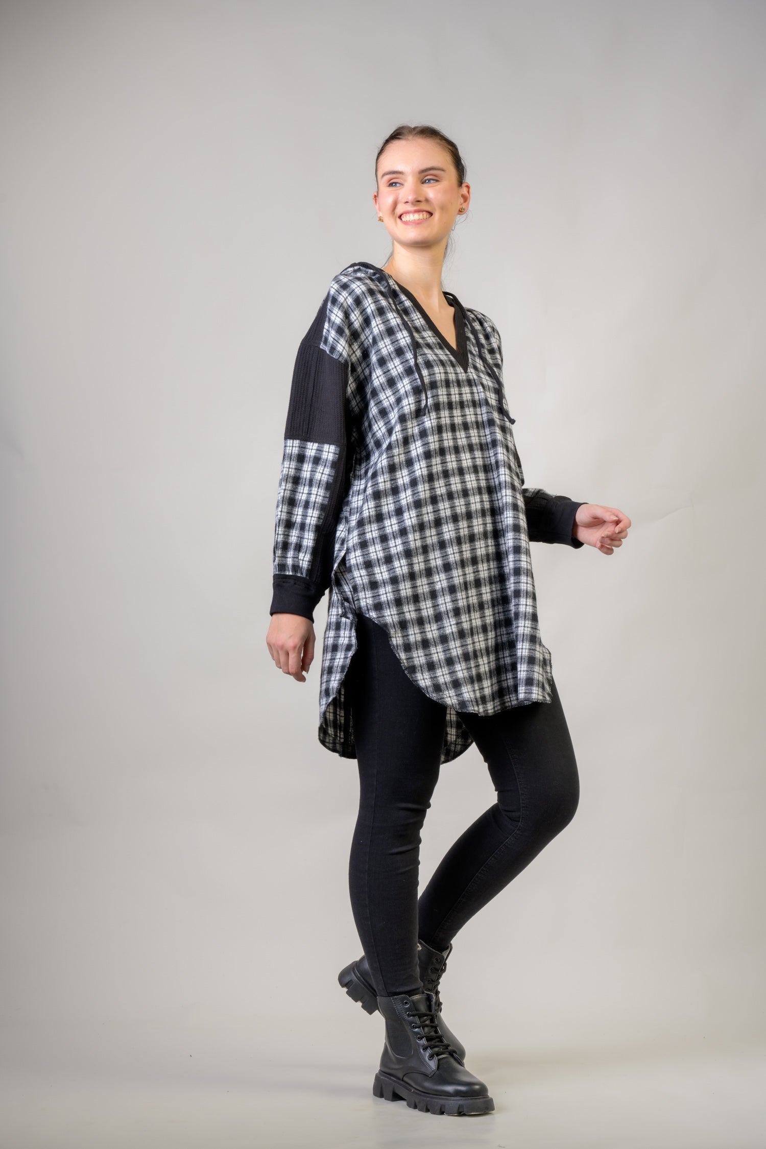 Cannon Hoodie Shirt - Black