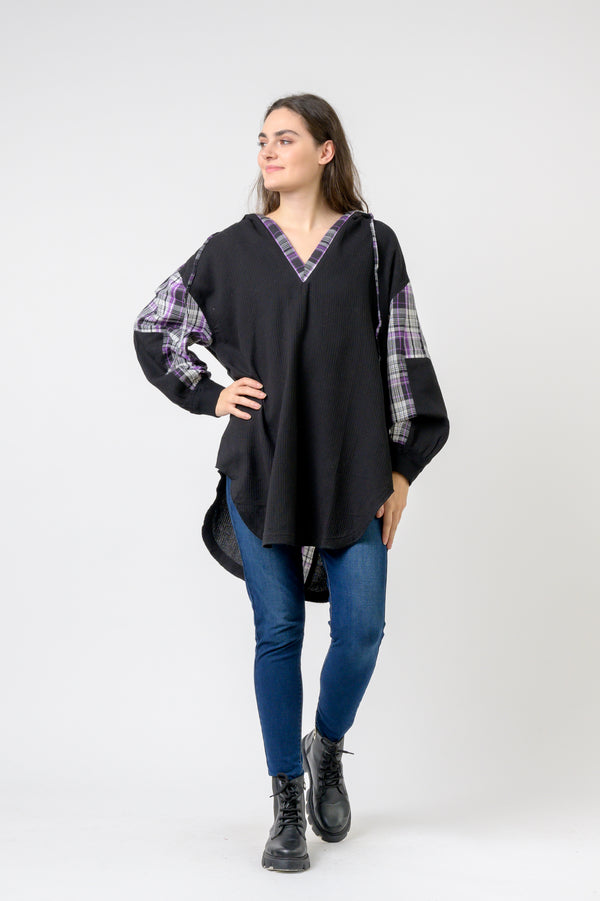 Cannon Hoodie Shirt - Purple