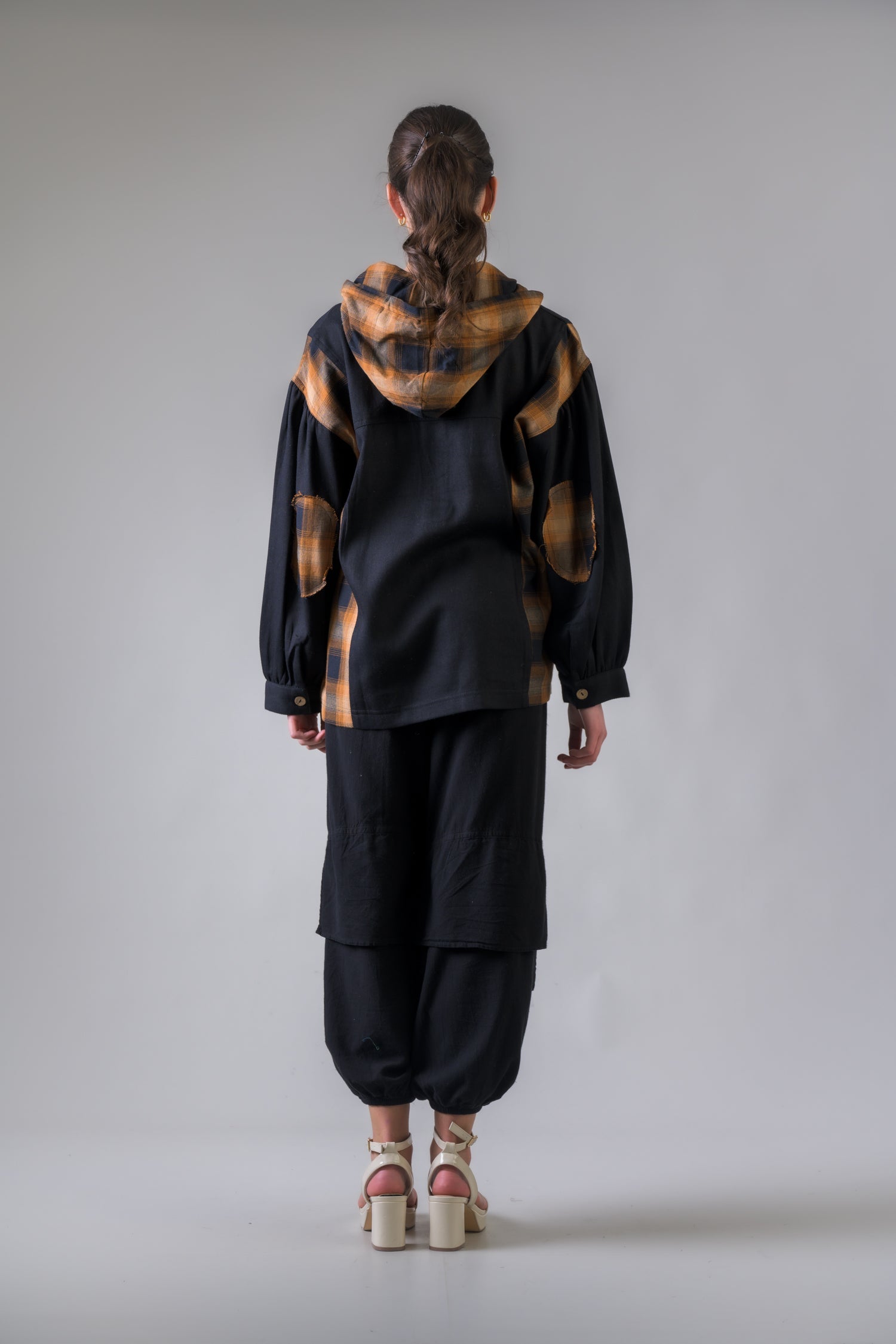 Cannon Hoodie Shirt - Brown