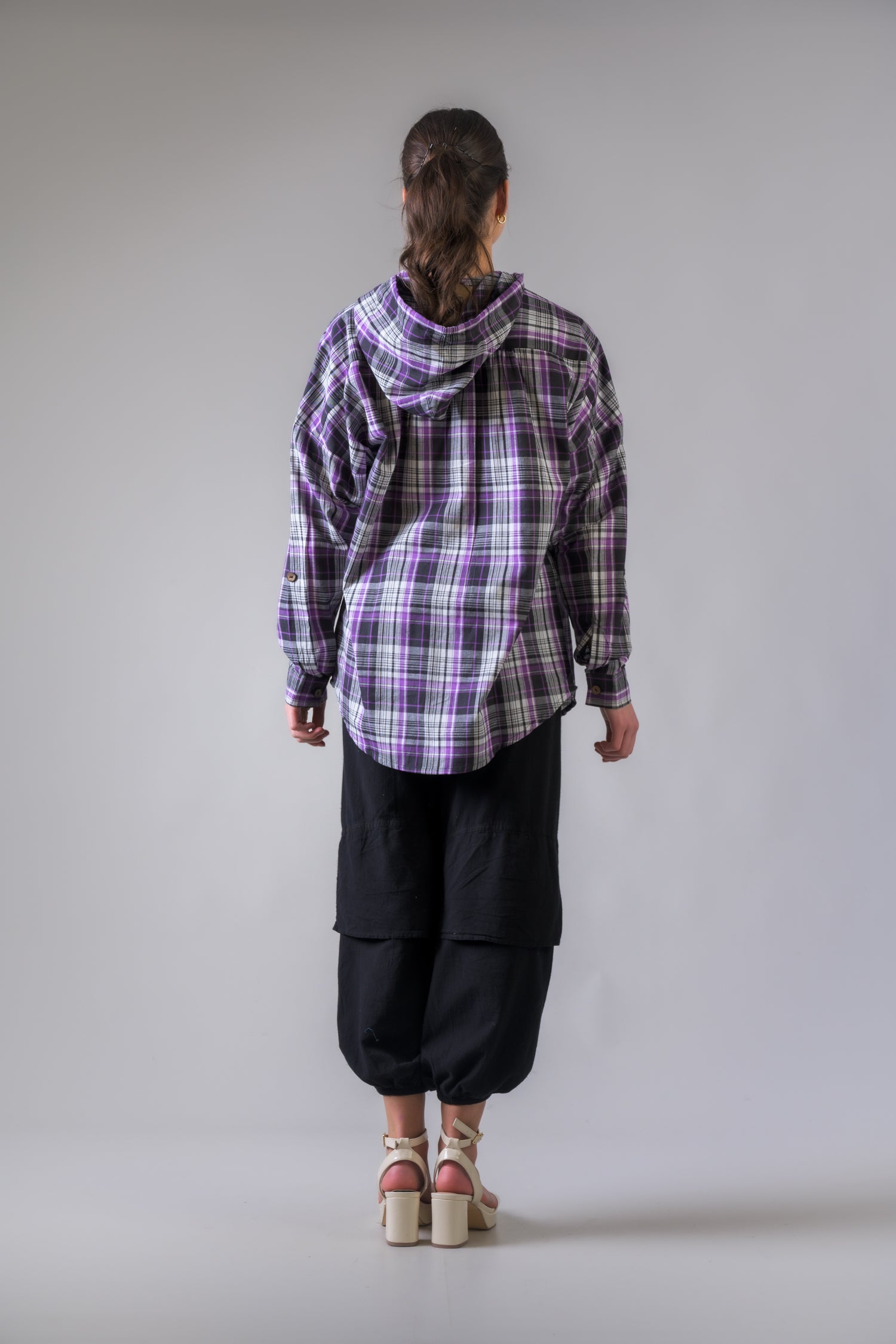 Chicos Hoodie Shirt - Purple