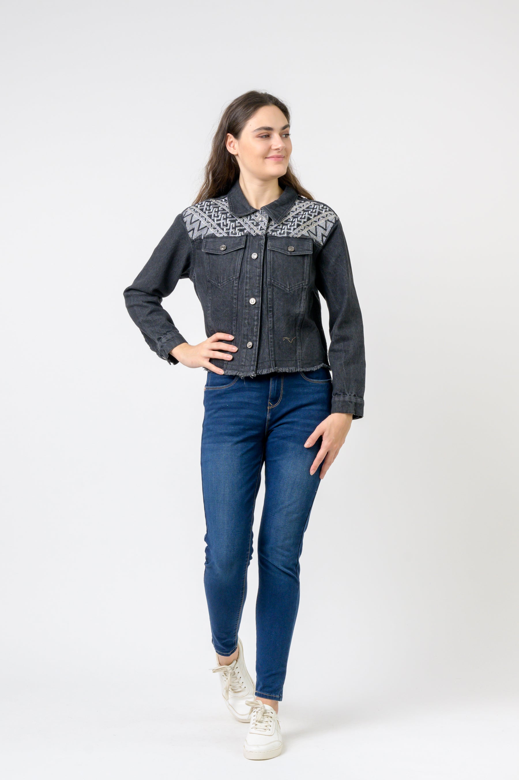 Embroidered Jean Jacket