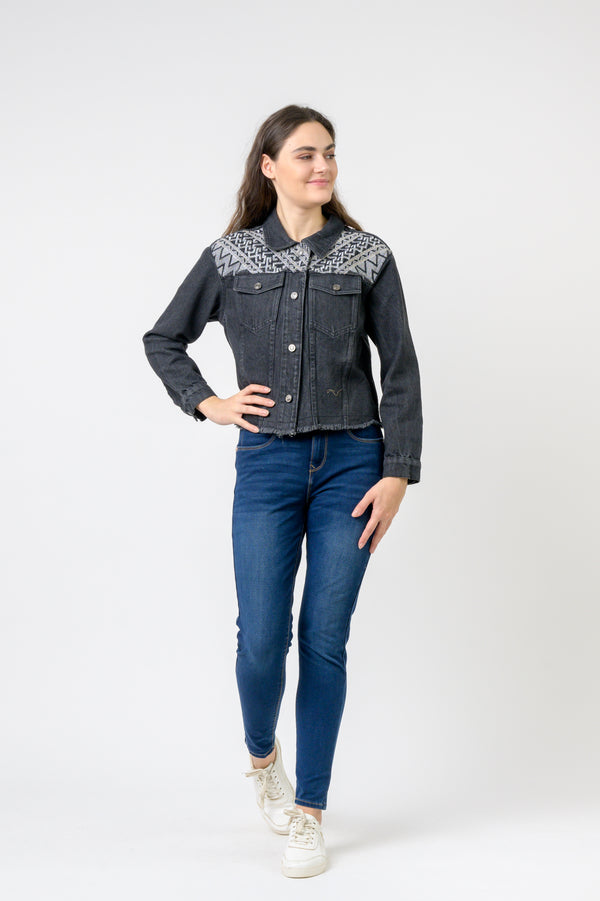 Embroidered Jean Jacket